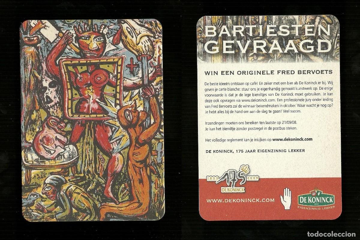 Coleccionismo de cervezas: Sotto-boccale o Sottobicchiere - De Koninck 1 - Beer mats - Sousbocks - Bierdeckel - Portavasos - C
