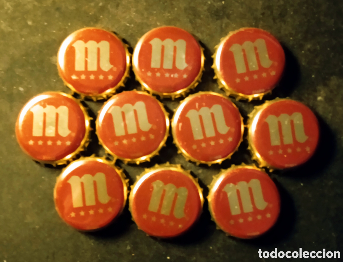 Coleccionismo de cervezas: LOTE CHAPAS MAHOU (Dorada)
