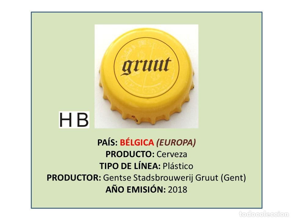 Sammeln von Brauereiartikeln: TAPON CORONA CAPSULA CHAPA CERVEZA GRUUT (B&Eacute;LGICA)