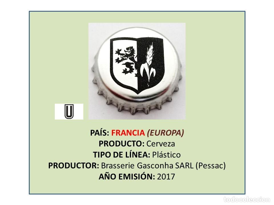 Coleccionismo de cervezas: TAPON CORONA CAPSULA CHAPA CERVEZA GASCONHA (FRANCIA)