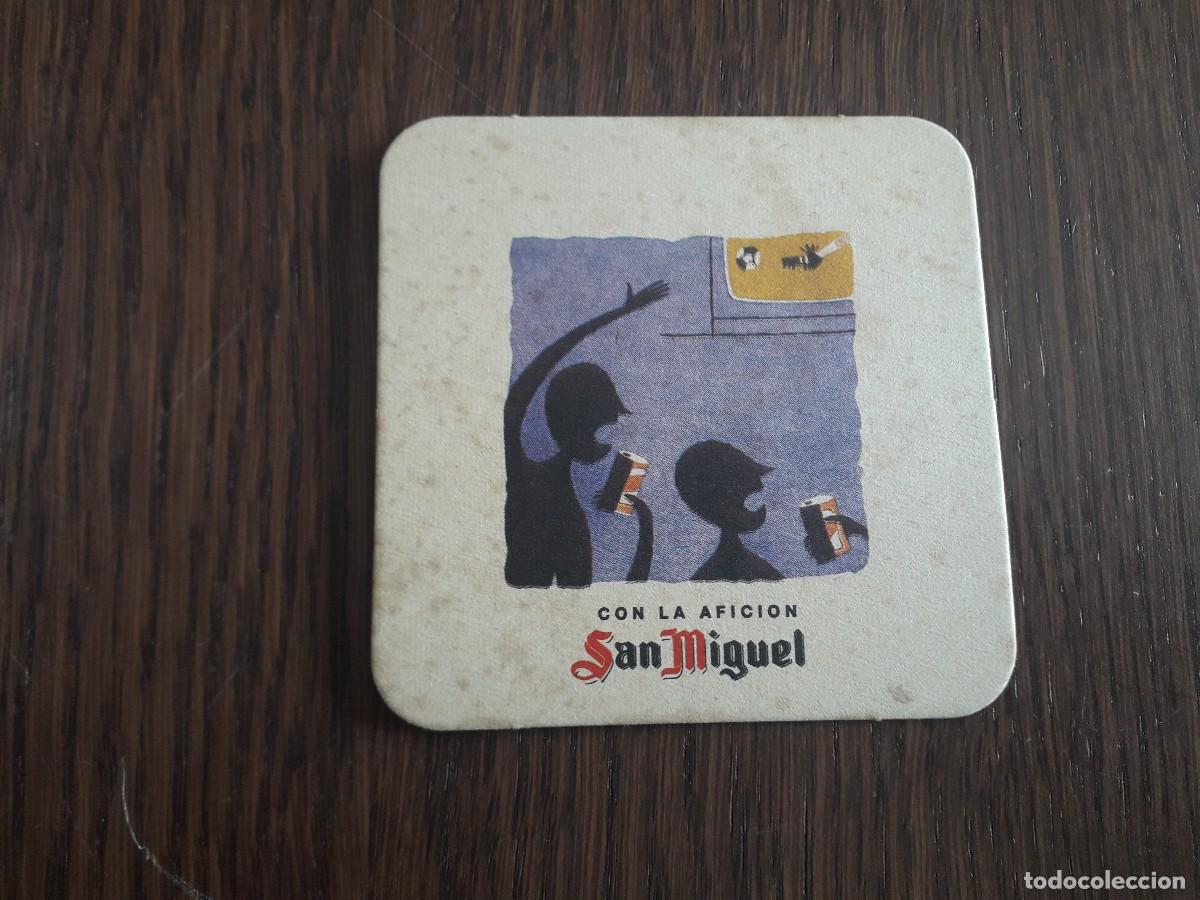 Coleccionismo de cervezas: posavasos de cerveza, San Miguel, con la afici&oacute;n ...
