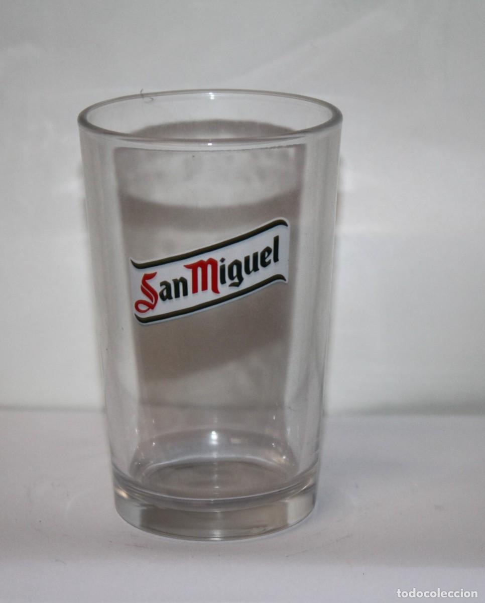 Coleccionismo de cervezas: VASO PEQUE&Ntilde;O SAN MIGUEL