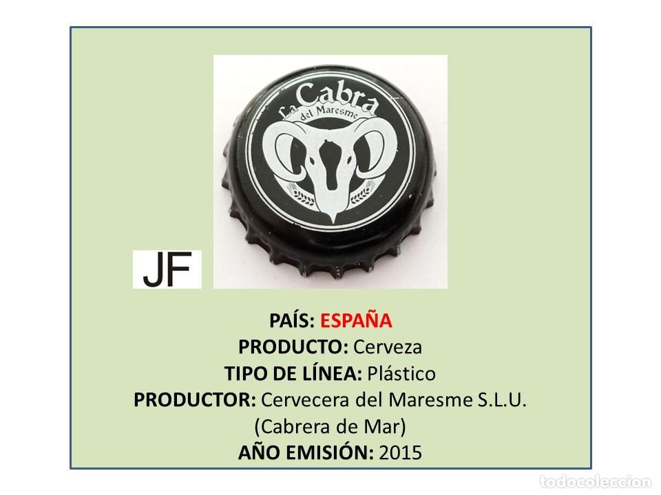 Sammeln von Brauereiartikeln: TAPON CORONA CAPSULA CHAPA CERVEZA LA CABRA DEL MARESME (ESPA&Ntilde;A)