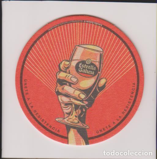 Coleccionismo de cervezas: posavasos cerveza ESTRELLA GALICIA beer bier pivo coaster porta vasos