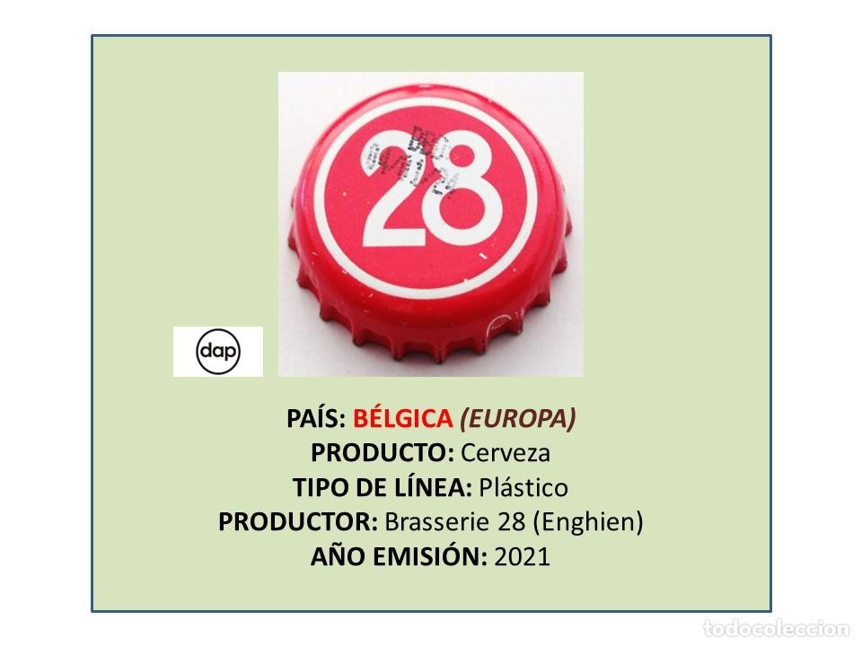 Sammeln von Brauereiartikeln: TAPON CORONA CAPSULA CHAPA CERVEZA 28 (B&Eacute;LGICA)