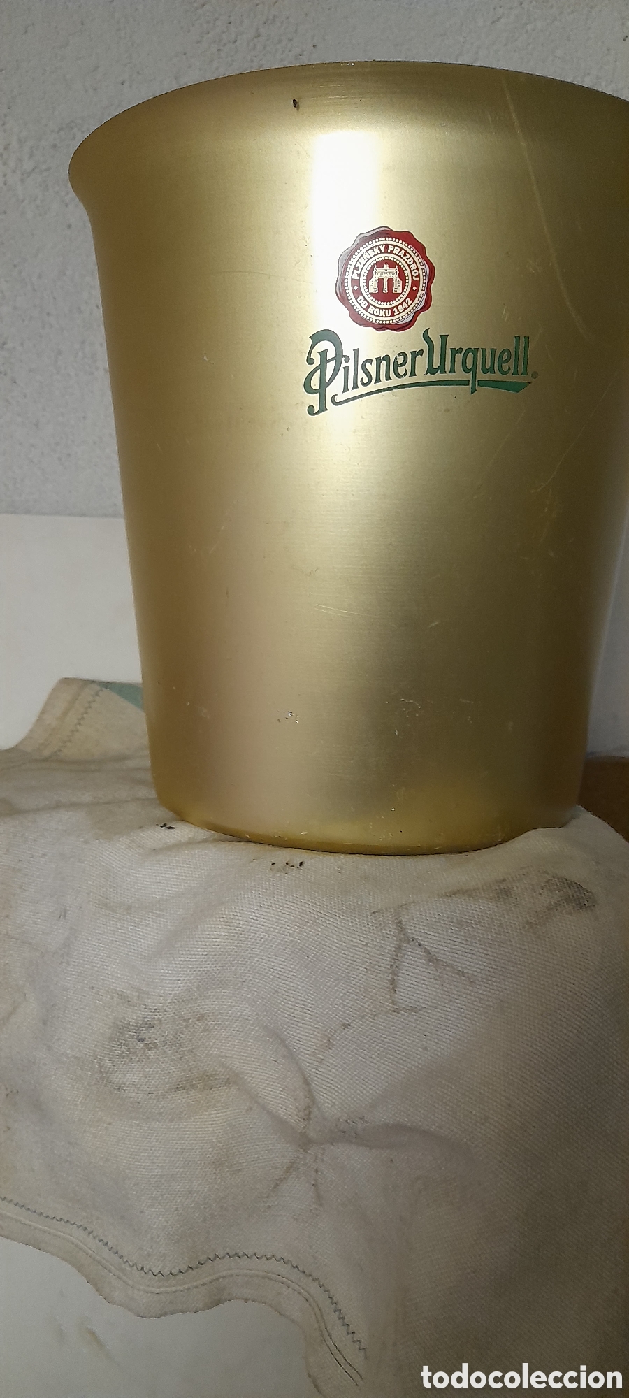 Coleccionismo de cervezas: Cubitera met&aacute;lica - Foto 1