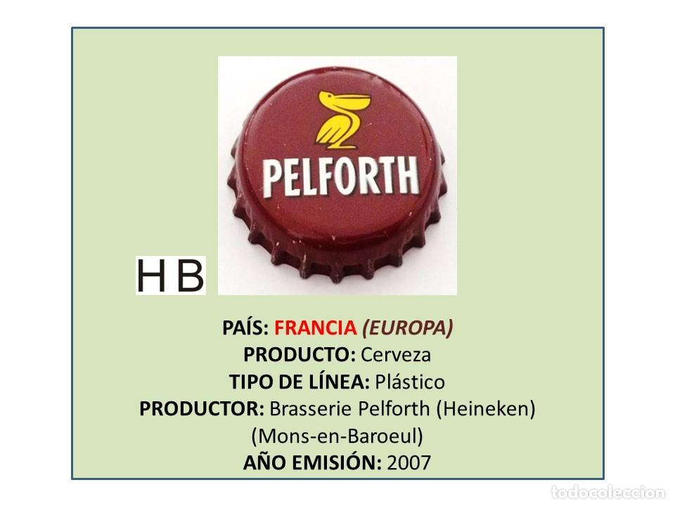 Coleccionismo de cervezas: TAPON CORONA CAPSULA CHAPA CERVEZA PELFORTH (FRANCIA)