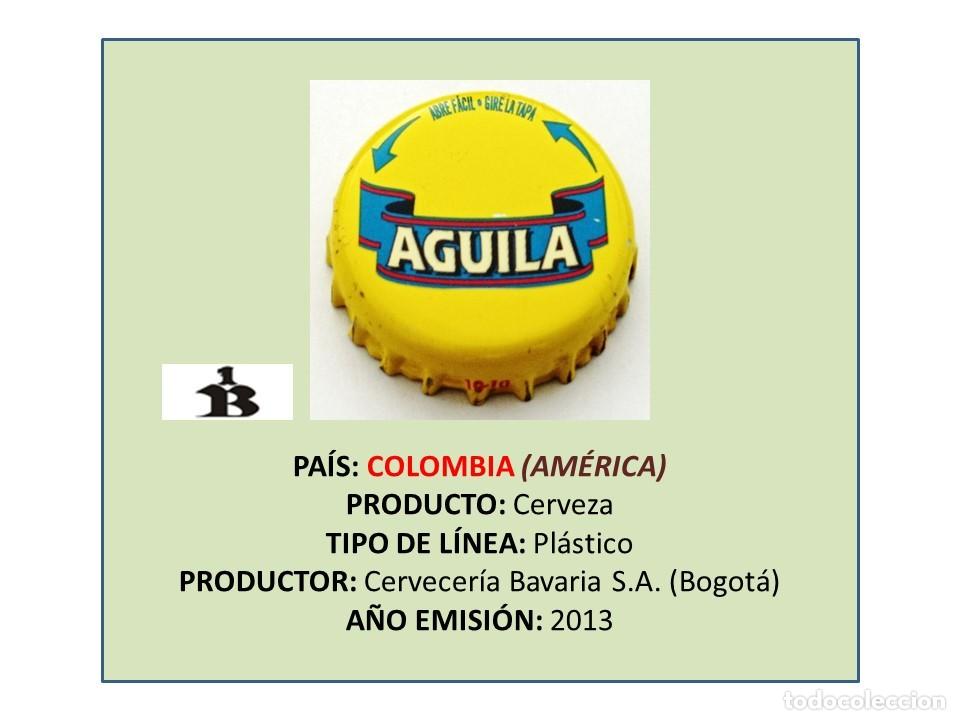 Coleccionismo de cervezas: TAPON CORONA CAPSULA CHAPA CERVEZA BAVARIA AGUILA (COLOMBIA)