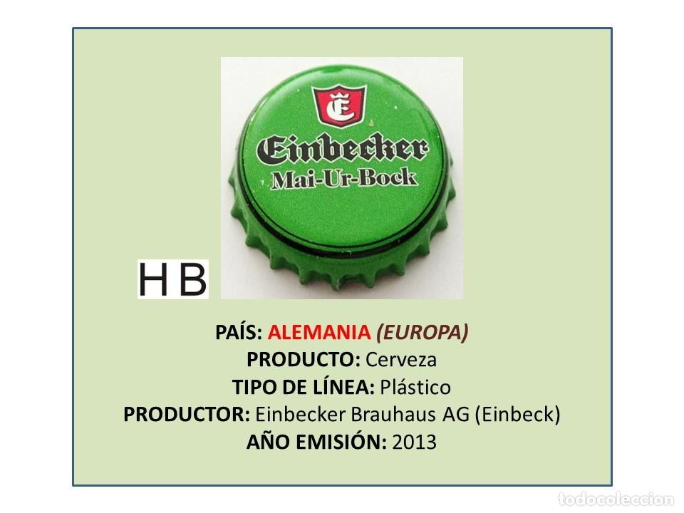 Coleccionismo de cervezas: TAPON CORONA CAPSULA CHAPA CERVEZA EINBECKER MAI-UR-BOCK (ALEMANIA)