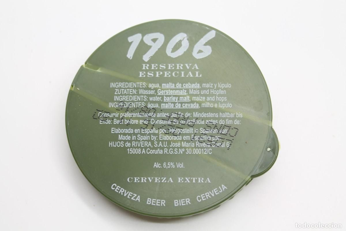 Coleccionismo de cervezas: tap&oacute;n barril cerveza ESTRELLA GALICIA 1906 Espa&ntilde;a beer bottle caps birra