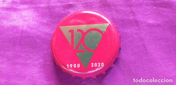 Coleccionismo de cervezas: CERVEZA-V9H-IX-CHAPA-TAPON-CORONA-AMBAR