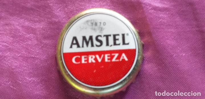 Coleccionismo de cervezas: CERVEZA-V9H-IX-CHAPA-TAPON-CORONA-AMSTEL