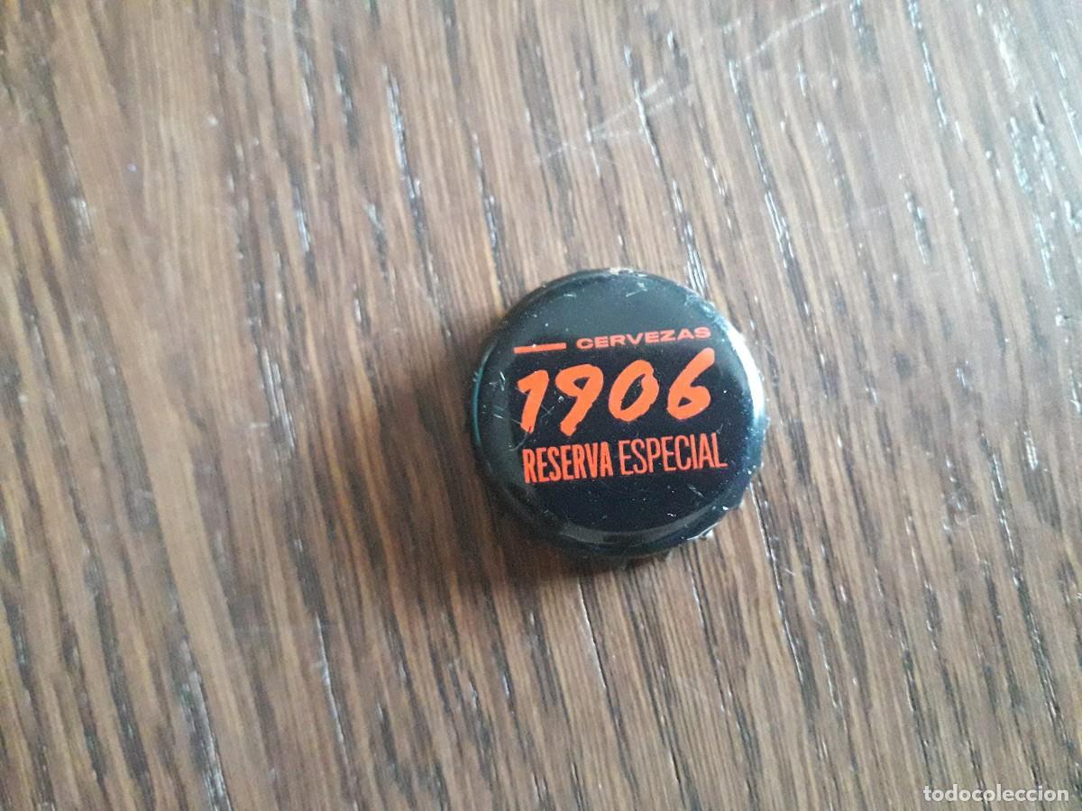 Coleccionismo de cervezas: chapa tap&oacute;n corona de cerveza estrella Galicia 1906 reserva especial