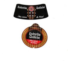 Coleccionismo de cervezas: ETIQUETA ESTRELLA GALICIA. Lote 400966924