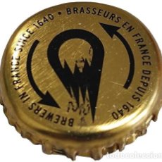Coleccionismo de cervezas: FRANCIA CAPSULE BIÈRE CROWN CAP BEER BRASSERIE METEOR 67 HOCHFELDEN ALSACE TURN TO OPEN. Lote 401706424