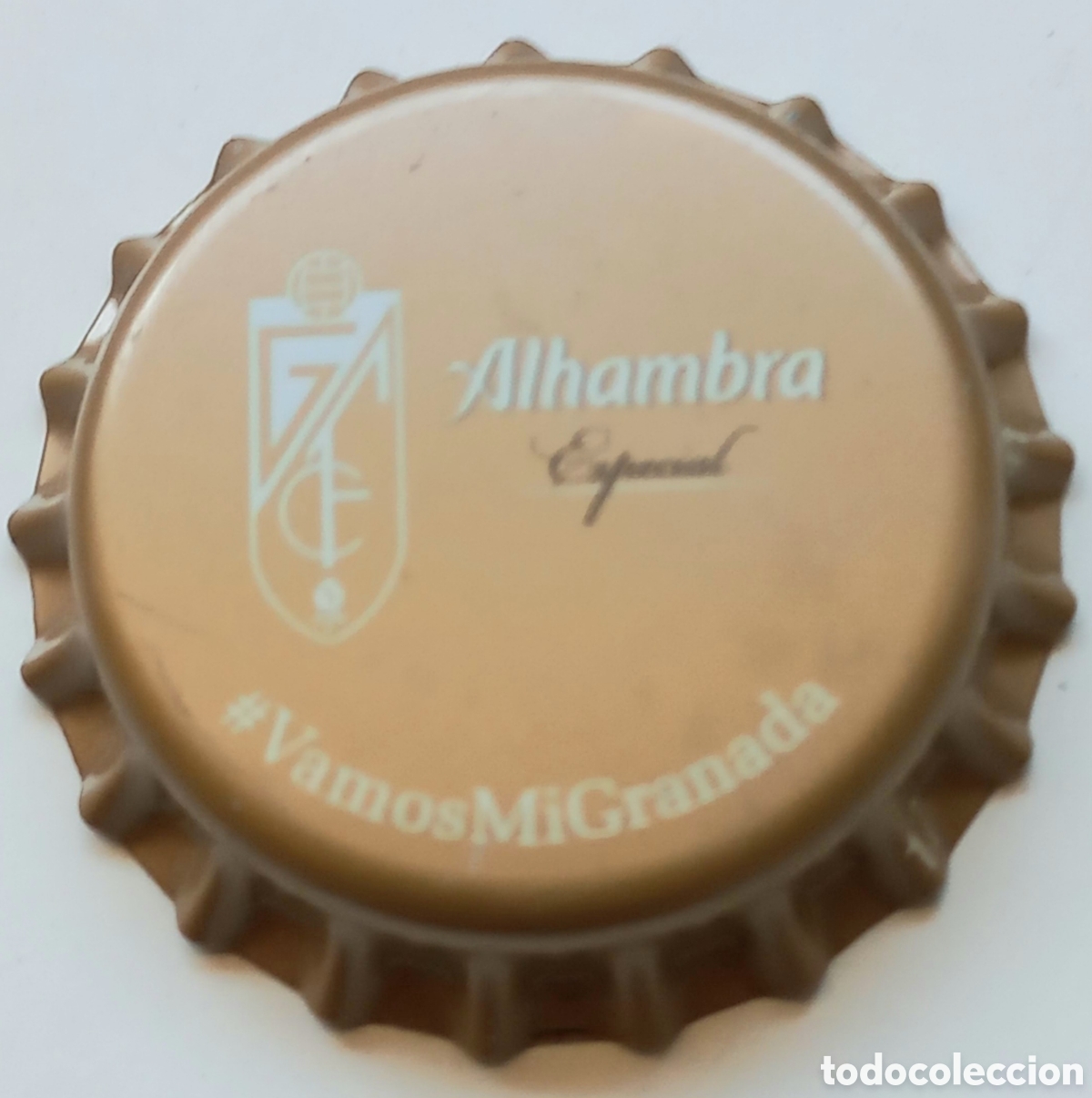 Coleccionismo de cervezas: CHAPA CERVEZA NUEVA ALHAMBRA VAMOS MI GRANADA EDICION LIMITADA - ESPA&Ntilde;A