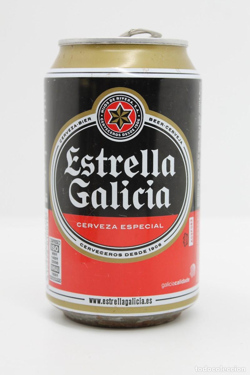 Coleccionismo de cervezas: lata VACIA cerveza ESTRELLA GALICIA ESPA&Ntilde;A beer birra bier