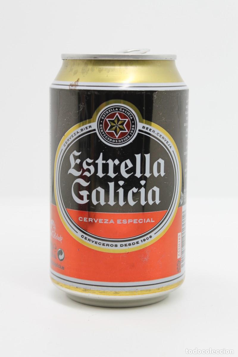 Coleccionismo de cervezas: lata VACIA cerveza ESTRELLA GALICIA ESPA&Ntilde;A beer birra bier