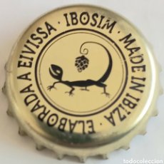 Coleccionismo de cervezas: CHAPA USADA CERVEZA ARTESANA IBOSIM IBIZA - ISLAS BALEARES -ESPAÑA. Lote 402415029
