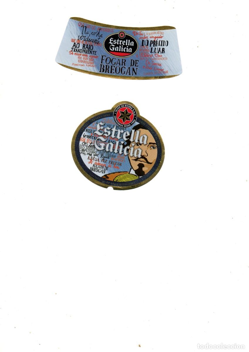 Coleccionismo de cervezas: ETIQUETA ESTRELLA GALICIA