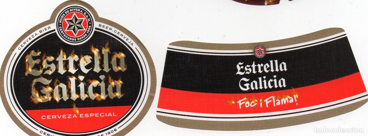 Coleccionismo de cervezas: ETIQUETA ESTRELLA GALICIA