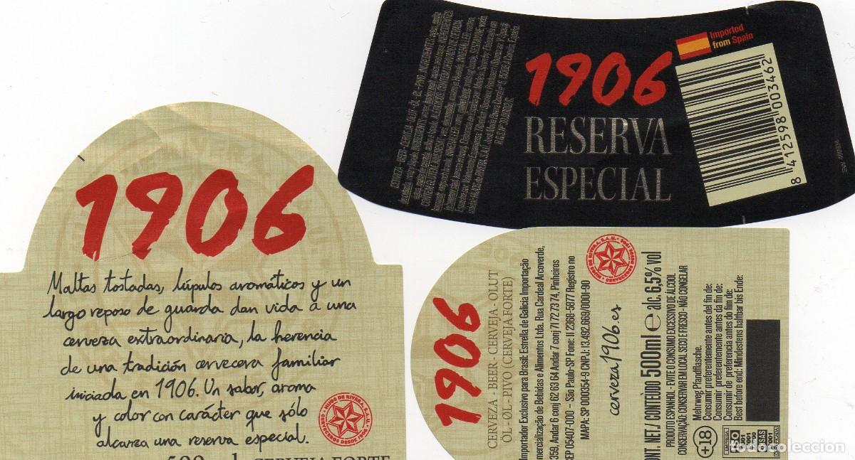 Coleccionismo de cervezas: ETIQUETA ESTRELLA GALICIA EXPORTACI&Oacute;N