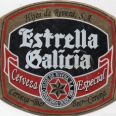 Coleccionismo de cervezas: CHAPA GRIFO ESTRELLA GALICIA. Lote 402517644