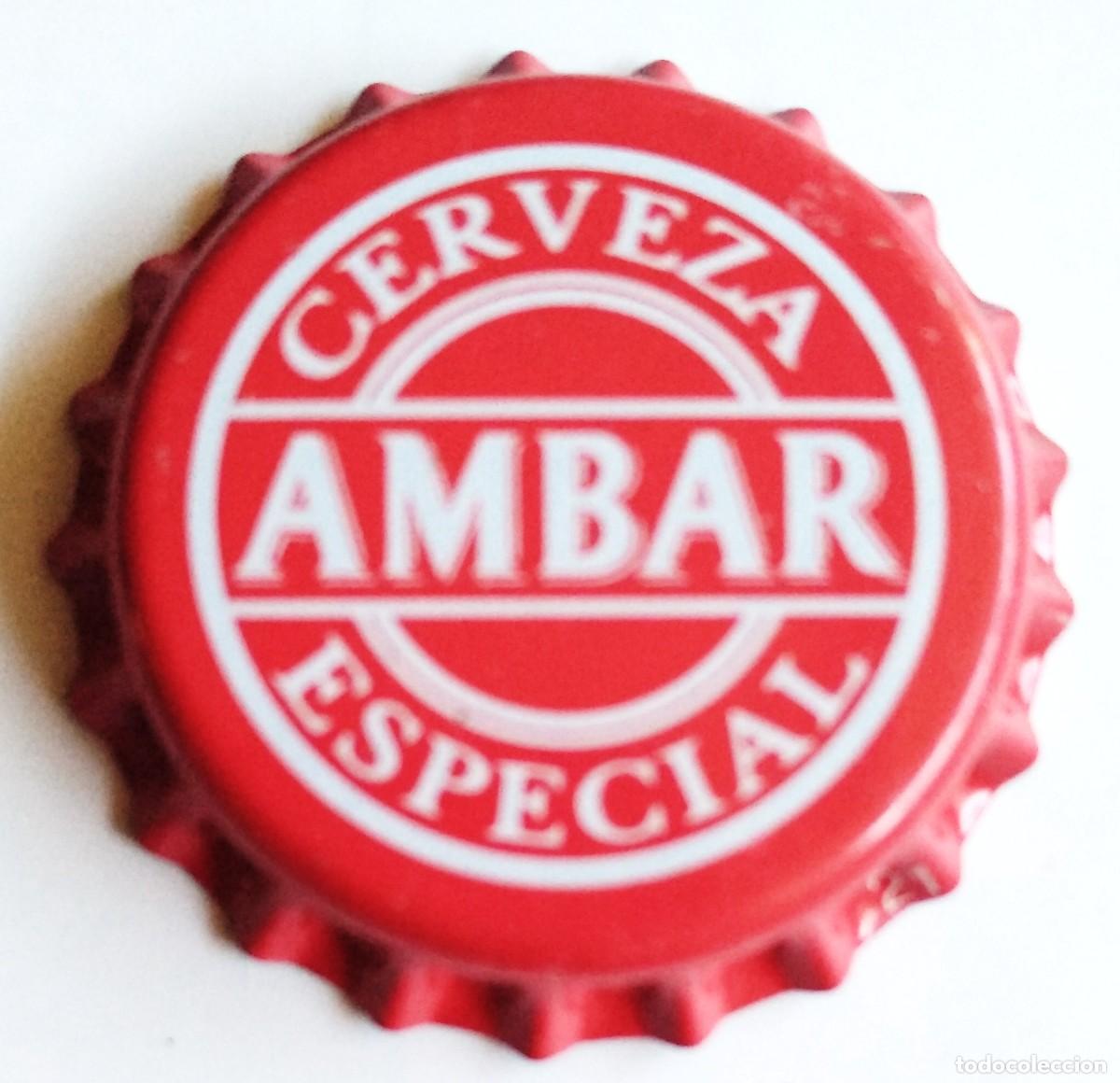 Coleccionismo de cervezas: CHAPA NUEVA CERVEZA AMBAR ESPECIAL - ZARAGOZA - ESPA&Ntilde;A