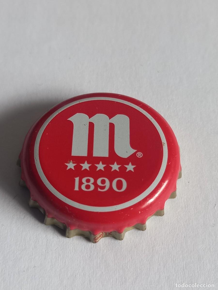 Coleccionismo de cervezas: CHAPA CERVEZA MAHOU, FACTOR&Iacute;A DAP