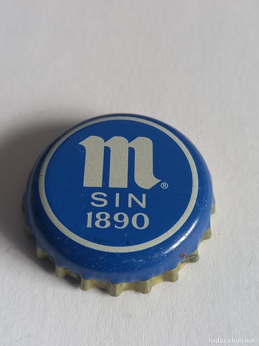 Coleccionismo de cervezas: CHAPA CERVEZA MAHOU SIN, FACTOR&Iacute;A U