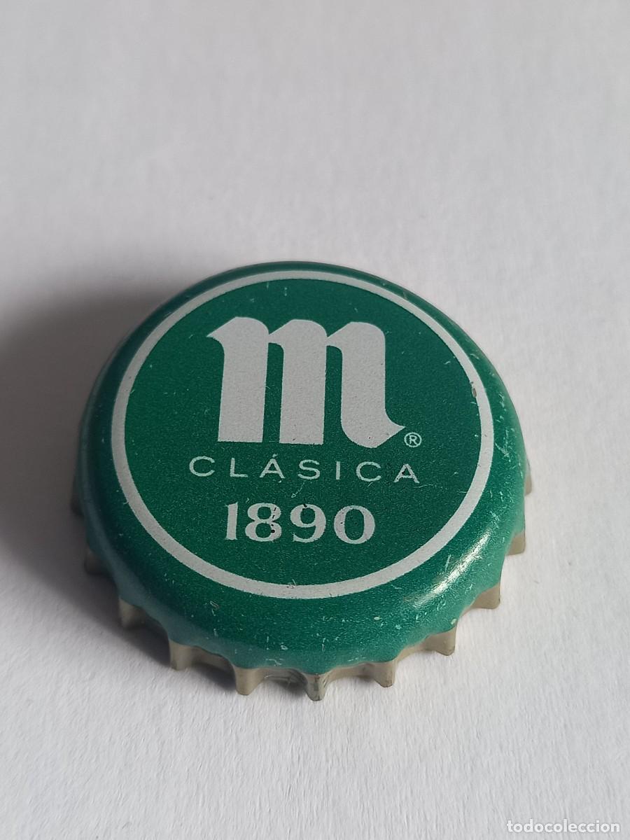 Coleccionismo de cervezas: CHAPA CERVEZA MAHOU CLASICA, FACTOR&Iacute;A DAP