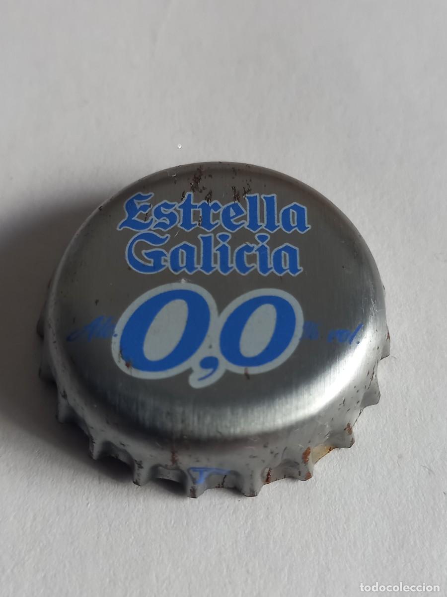 Coleccionismo de cervezas: CHAPA CERVEZA ESTRELLA GALICIA 0,0. FACTOR&Iacute;A TCI