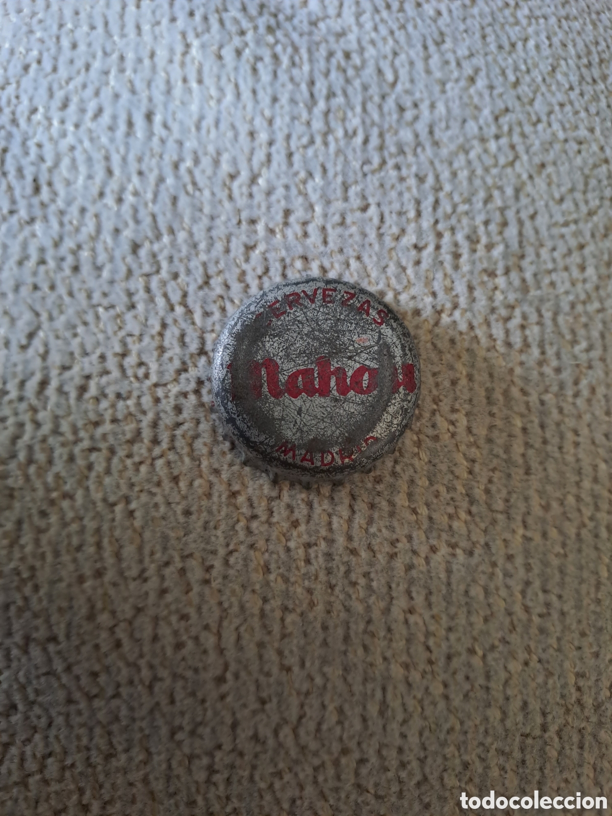 Coleccionismo de cervezas: TAPON CORONA CHAPA A&Ntilde;OS 80 CERVEZA MAHOU BOTTLE
