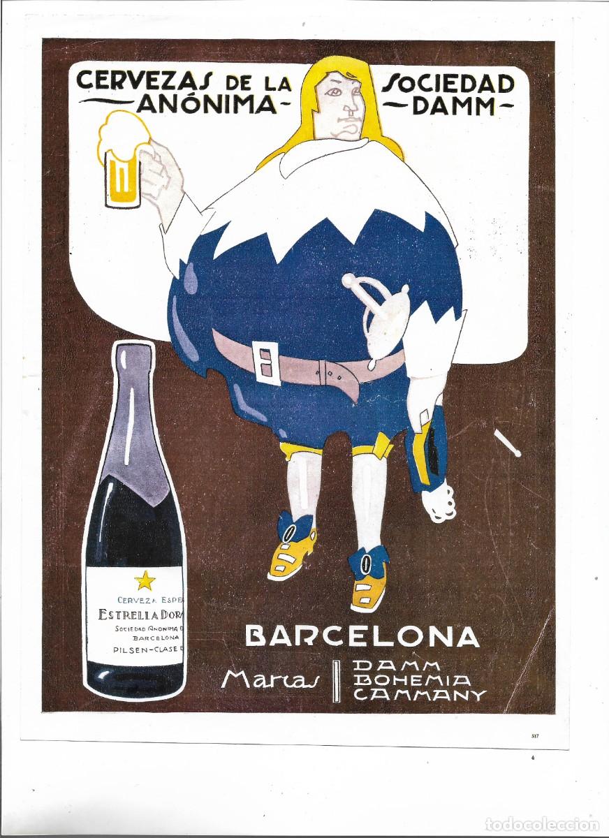 Coleccionismo de cervezas: CERVEZAS DE LA SOCIEDAD ANONIMA DAMM *BARCELONA*