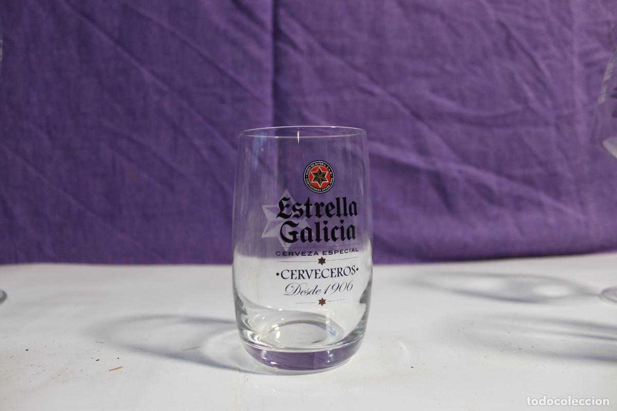 Coleccionismo de cervezas: VASO DE CA&Ntilde;A ESTRELLA GALICIA
