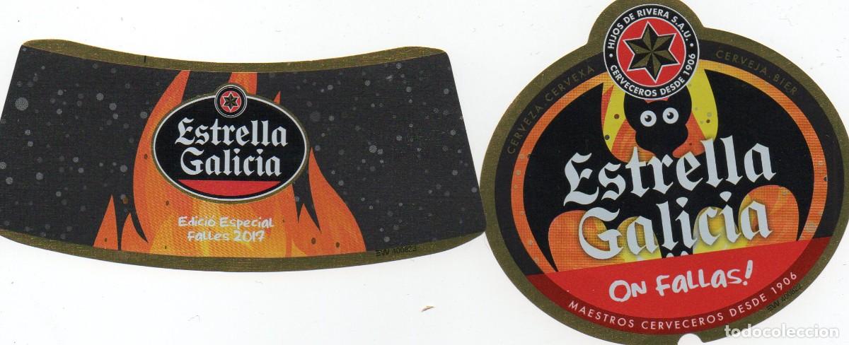 Coleccionismo de cervezas: ETIQUETA ESTRELLA GALICIA