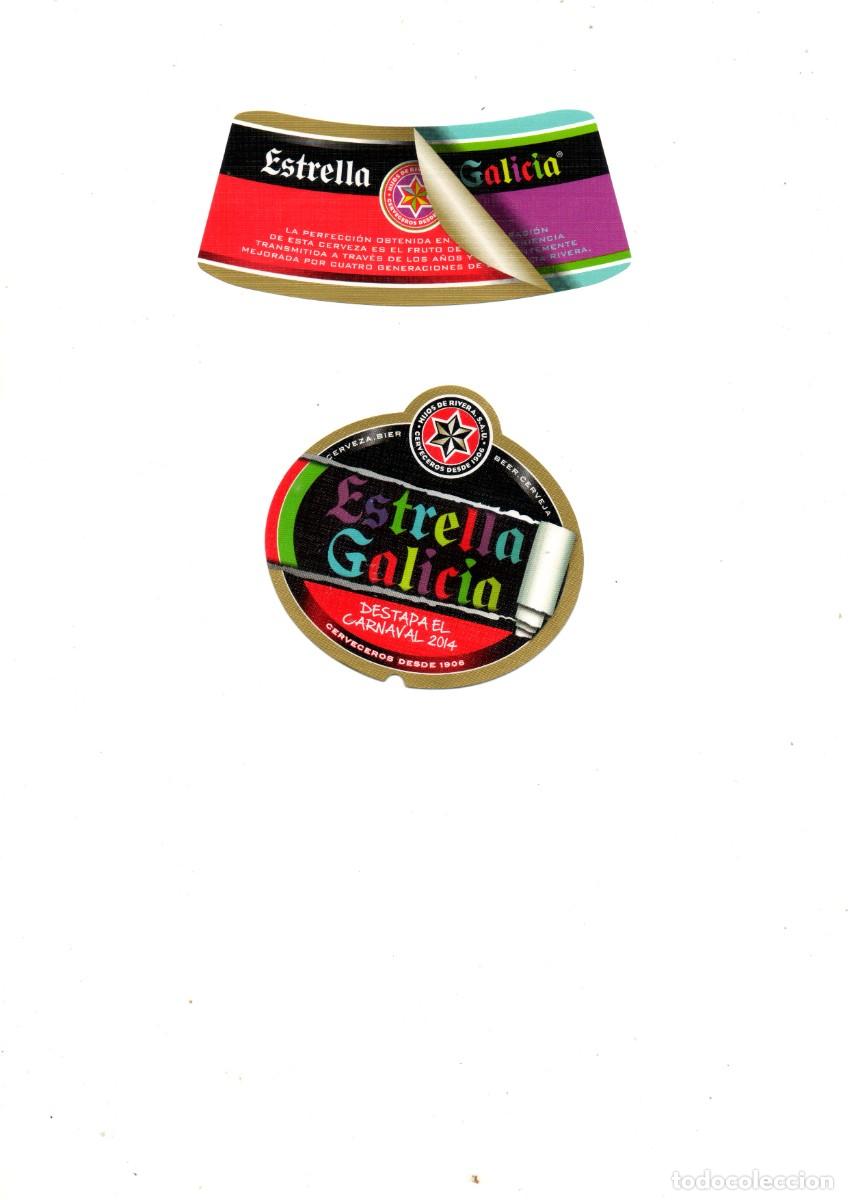 Coleccionismo de cervezas: ETIQUETA ESTRELLA GALICIA