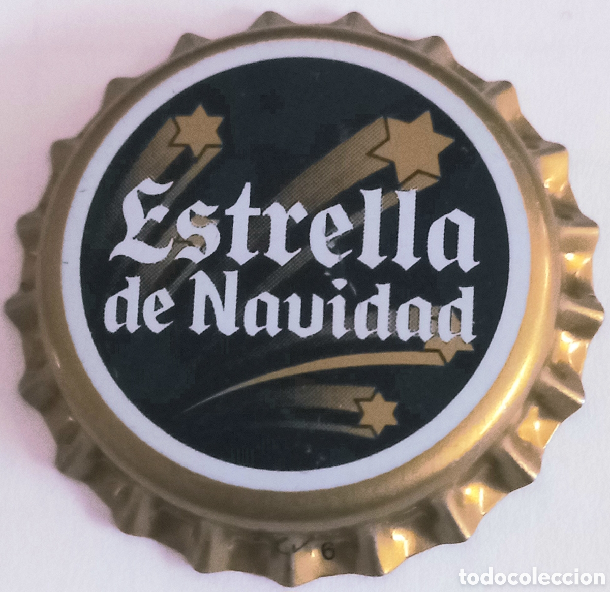 Coleccionismo de cervezas: CHAPA CERVEZA ESTRELLA DE NAVIDAD - A CORU&Ntilde;A - GALICIA - ESPA&Ntilde;A