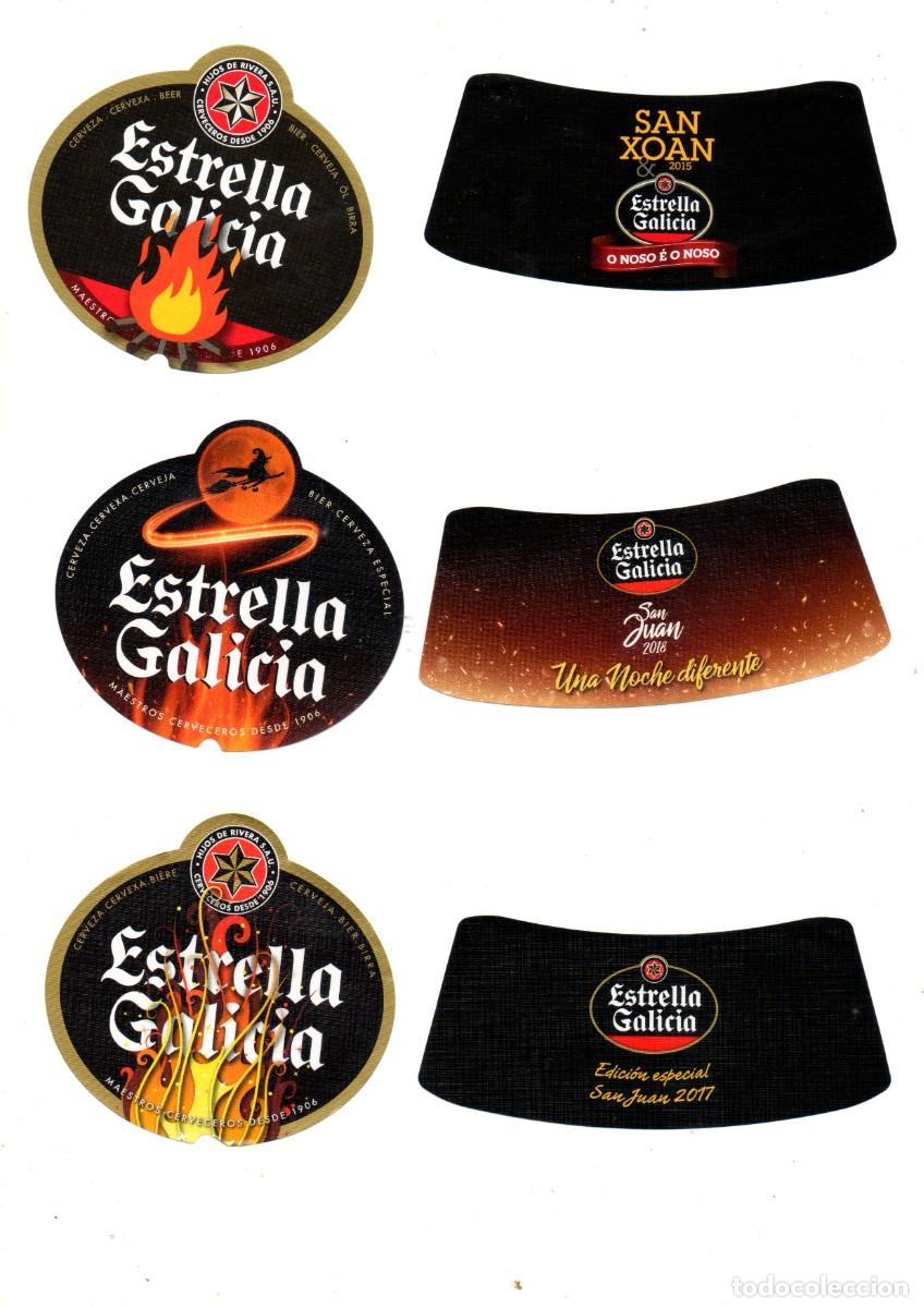Coleccionismo de cervezas: ETIQUETA ESTRELLA GALICIA