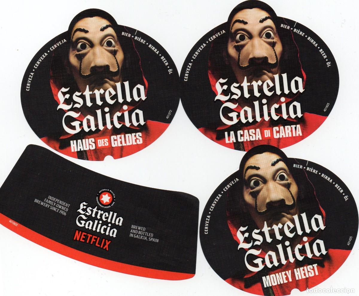Coleccionismo de cervezas: ETIQUETA ESTRELLA GALICIA