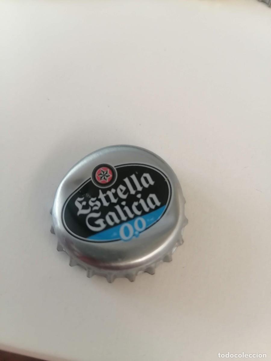 Coleccionismo de cervezas: chapa Estrella Galicia Biere Beer Bieren lager crown cap tapon corona cerveza