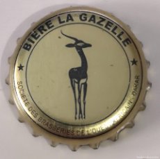 Coleccionismo de cervezas: CHAPA TAPÓN CORONA CERVEZA - BIERE LA GAZELLE - AFRICA - SENEGAL