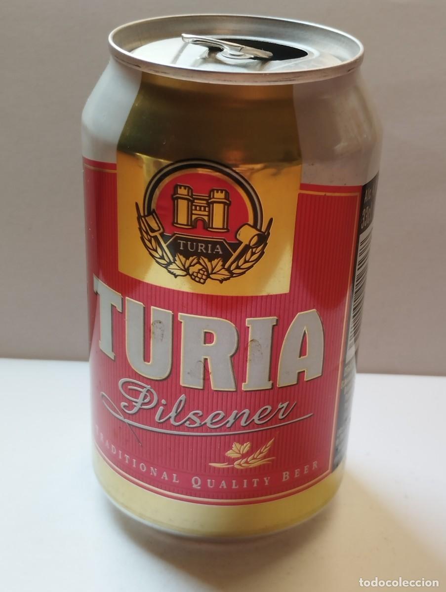 Coleccionismo de cervezas: BOTE - LATA CERVEZA TURIA - Foto 1