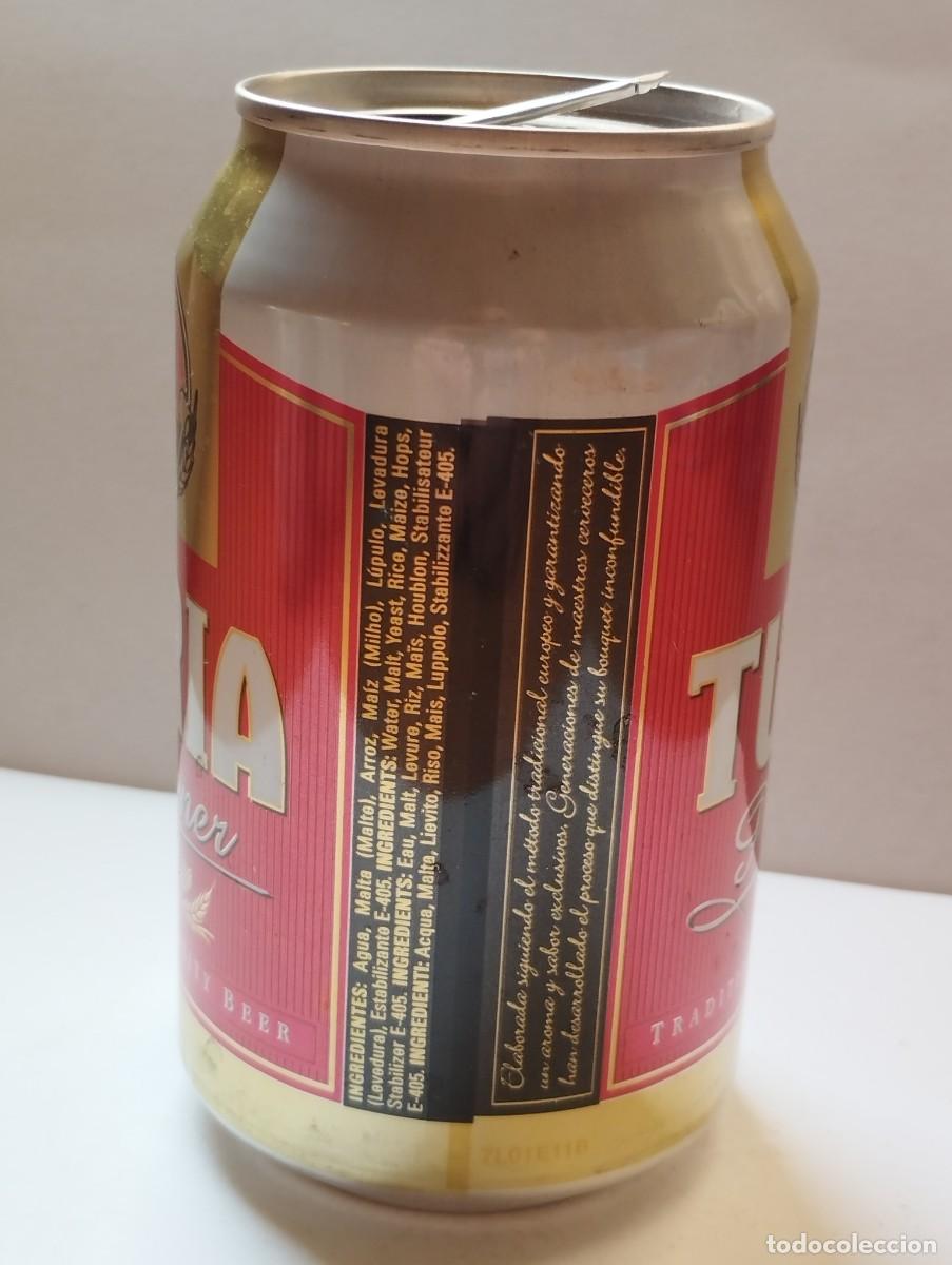 Coleccionismo de cervezas: BOTE - LATA CERVEZA TURIA - Foto 2