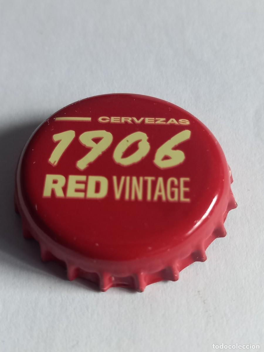 Coleccionismo de cervezas: CHAPA CERVEZA ESTRELLA GALICIA, 1906. FACTOR&Iacute;A NEW BOX