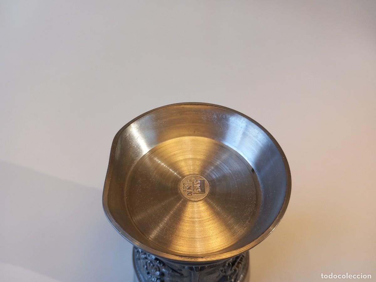 Coleccionismo de cervezas: Vaso de cerveza de zinc. - Foto 6