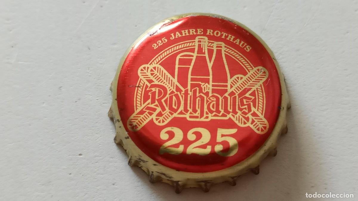 Coleccionismo de cervezas: Chapa tap&oacute;n corona de la cerveza alemana ROTHAUS 225 JAHRE