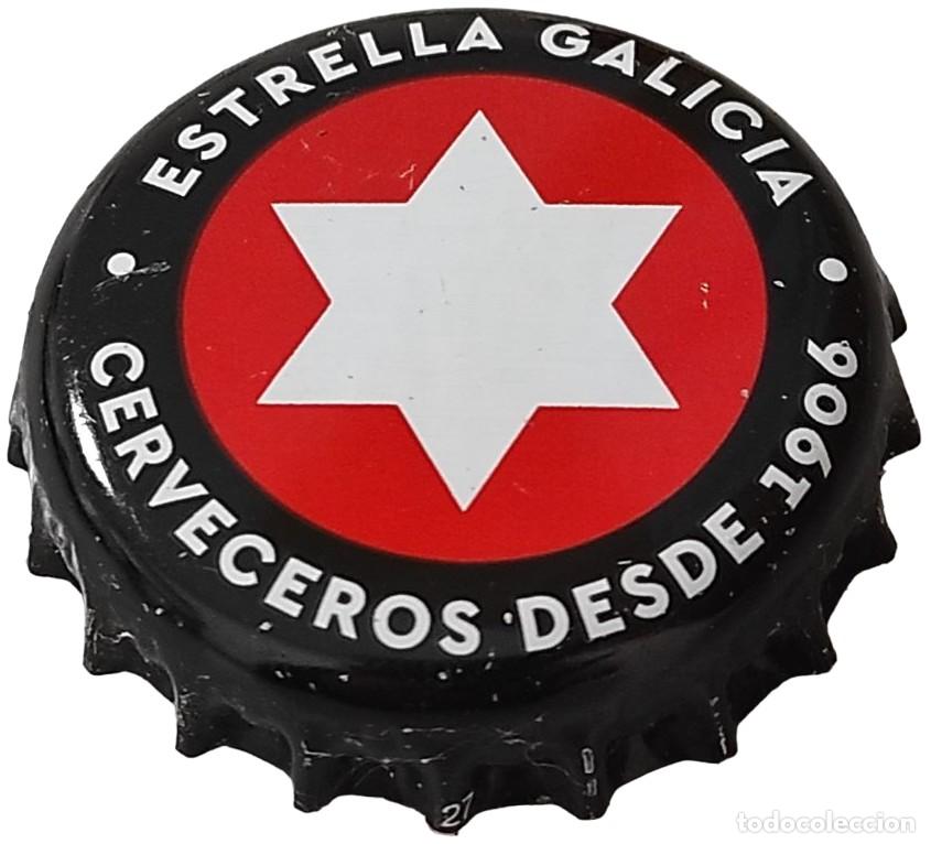 Coleccionismo de cervezas: Capsule Bi&egrave;re Beer Crown Cap Estrella Galicia Cerveceros desde 1906 SU