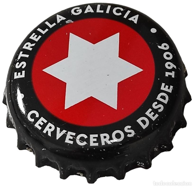 Coleccionismo de cervezas: Capsule Bi&egrave;re Beer Crown Cap Estrella Galicia Cerveceros desde 1906 SU