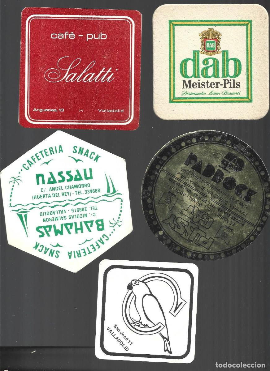 Collectionnisme de bi&egrave;res: 1 lote de 10 posa vasos dif. cerveza bares propaganda los de la foto